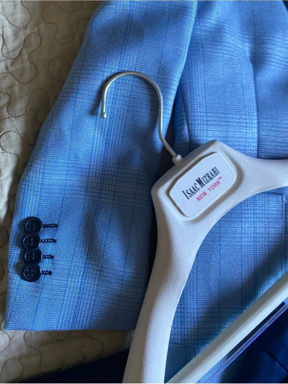 Blue Boys' 3-Piece Suit Set - Jacket, Vest & Pants